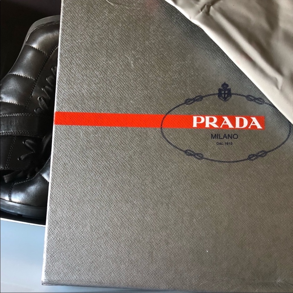 Prada black heeled boots - Picture 2 of 14